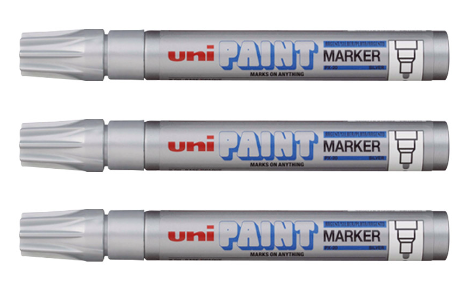 Bút sơn đánh dấu uni paint PX-20 bạc