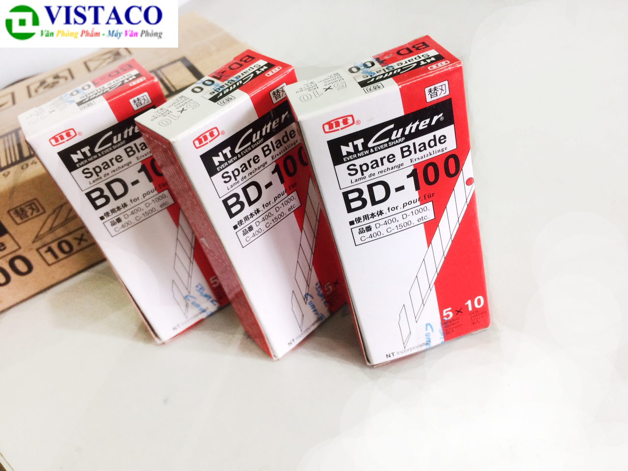 Lưỡi dao bd 100 10 tép/hộp lớn