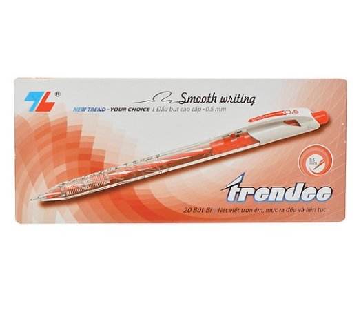 Bút bi TL079 Trendee đỏ Thiên Long