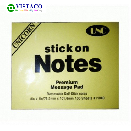 Giấy notes 3x4  Pronoti - độ dính cao 100 tờ/xấp