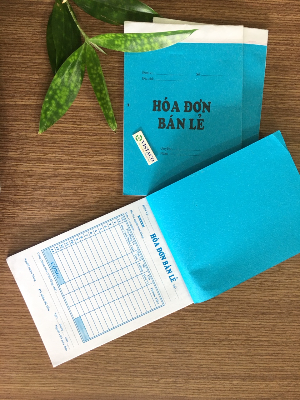 Hóa đơn bán lẻ 1 liên(100 tờ) (13*19)