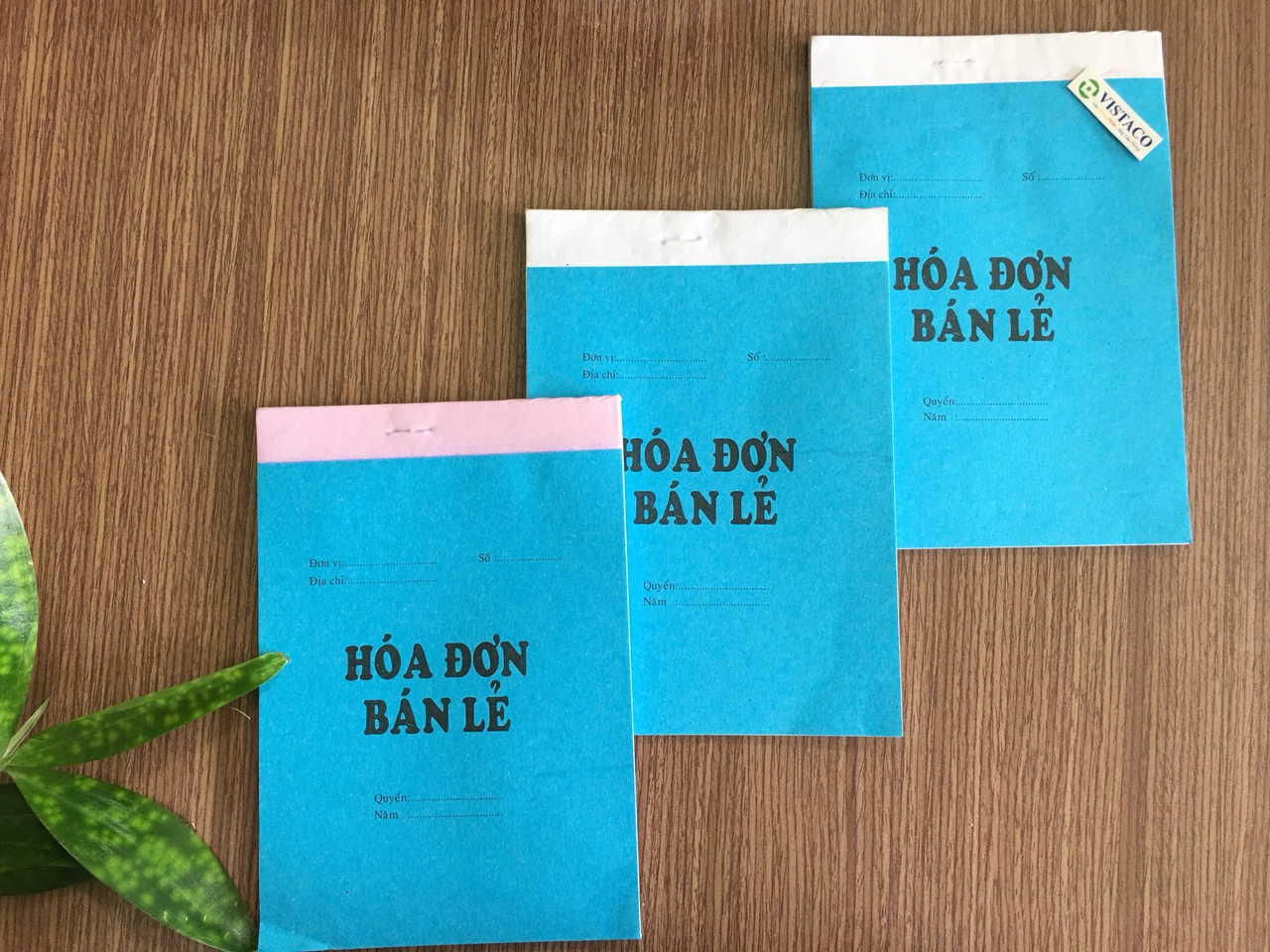 Hóa đơn bán lẻ 1 liên(100 tờ) (13*19)