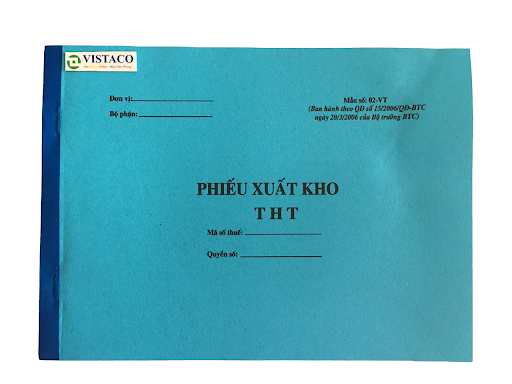 Phiếu xuất  kho 2 liên  (50 bộ) 13*19